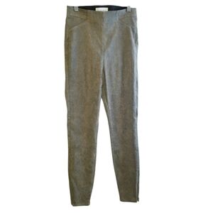 Dear John Faux Suede Snakeskin Patterned Skinny Leg Pants Zip Leg Details NWT